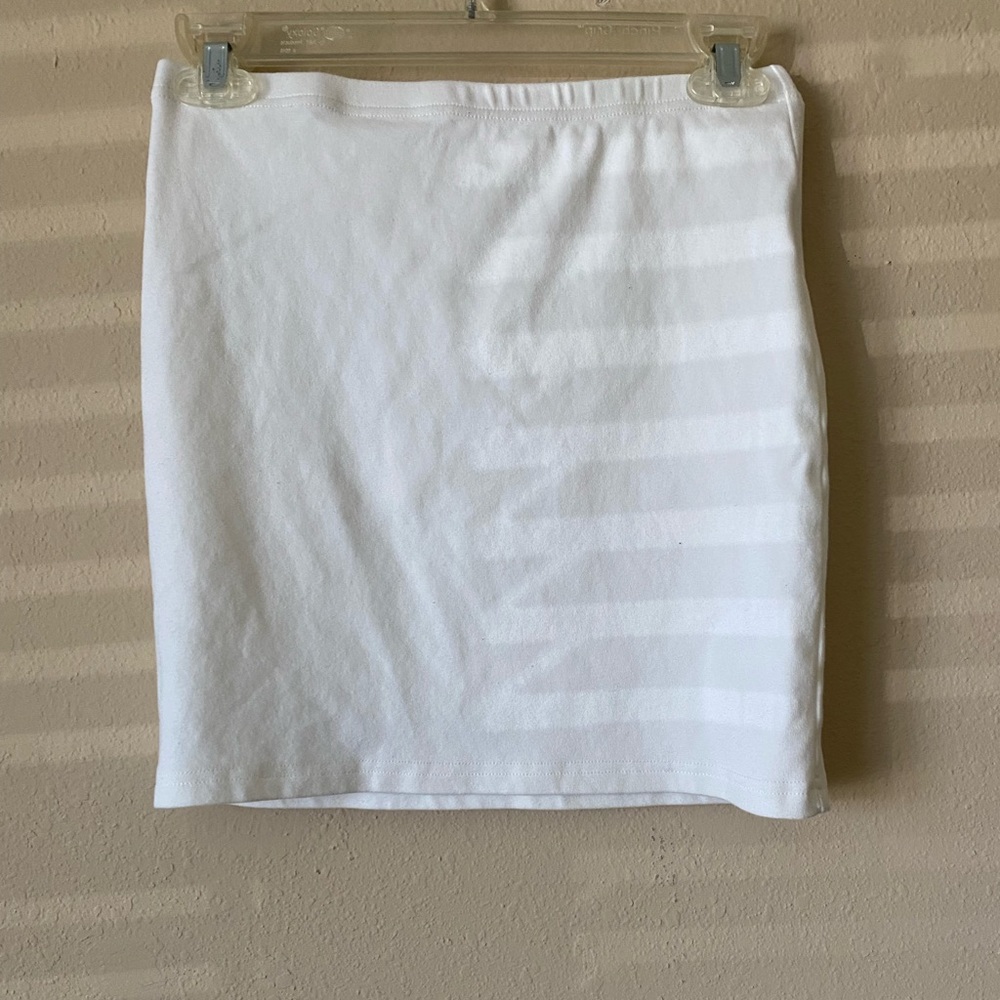 SHEIN white mini skirt